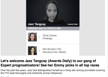 Jazz Tangcay Steps Up as Power Player at Gold Derby