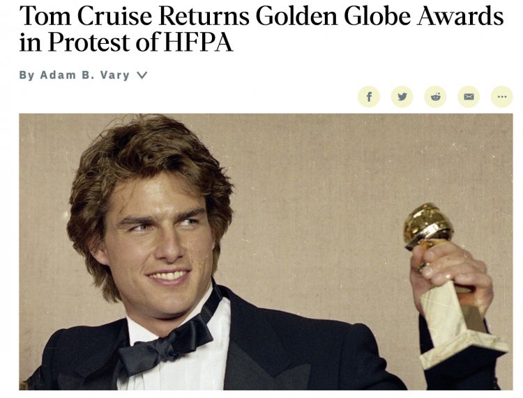 Nbc Cancels The Golden Globes For 2022 Awardsdaily The Oscars The Films And Everything In Between