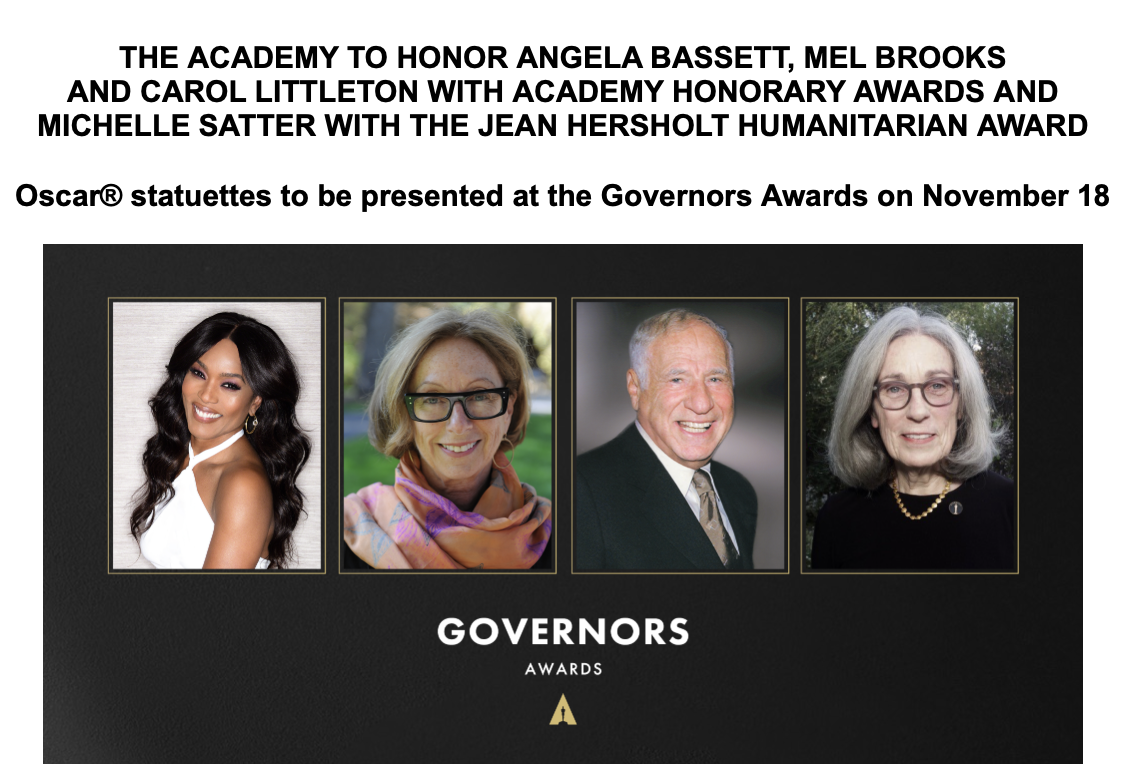 2024 Oscars Honorary Oscars Go to Angela Bassett, Mel Brooks, and